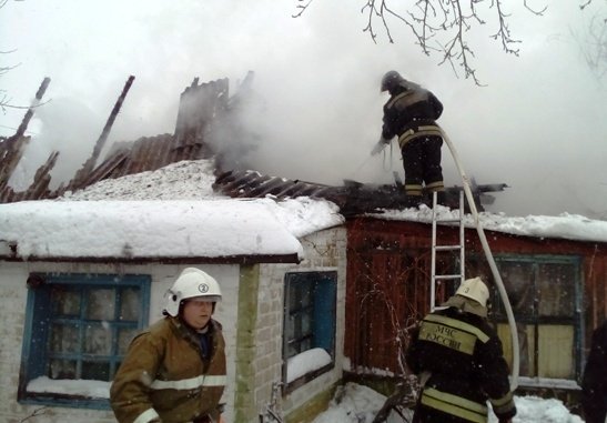 Пожар в Панинском районе