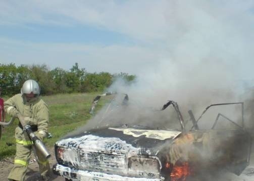 Пожар в Панинском районе