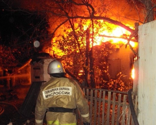 Пожар в Панинском районе